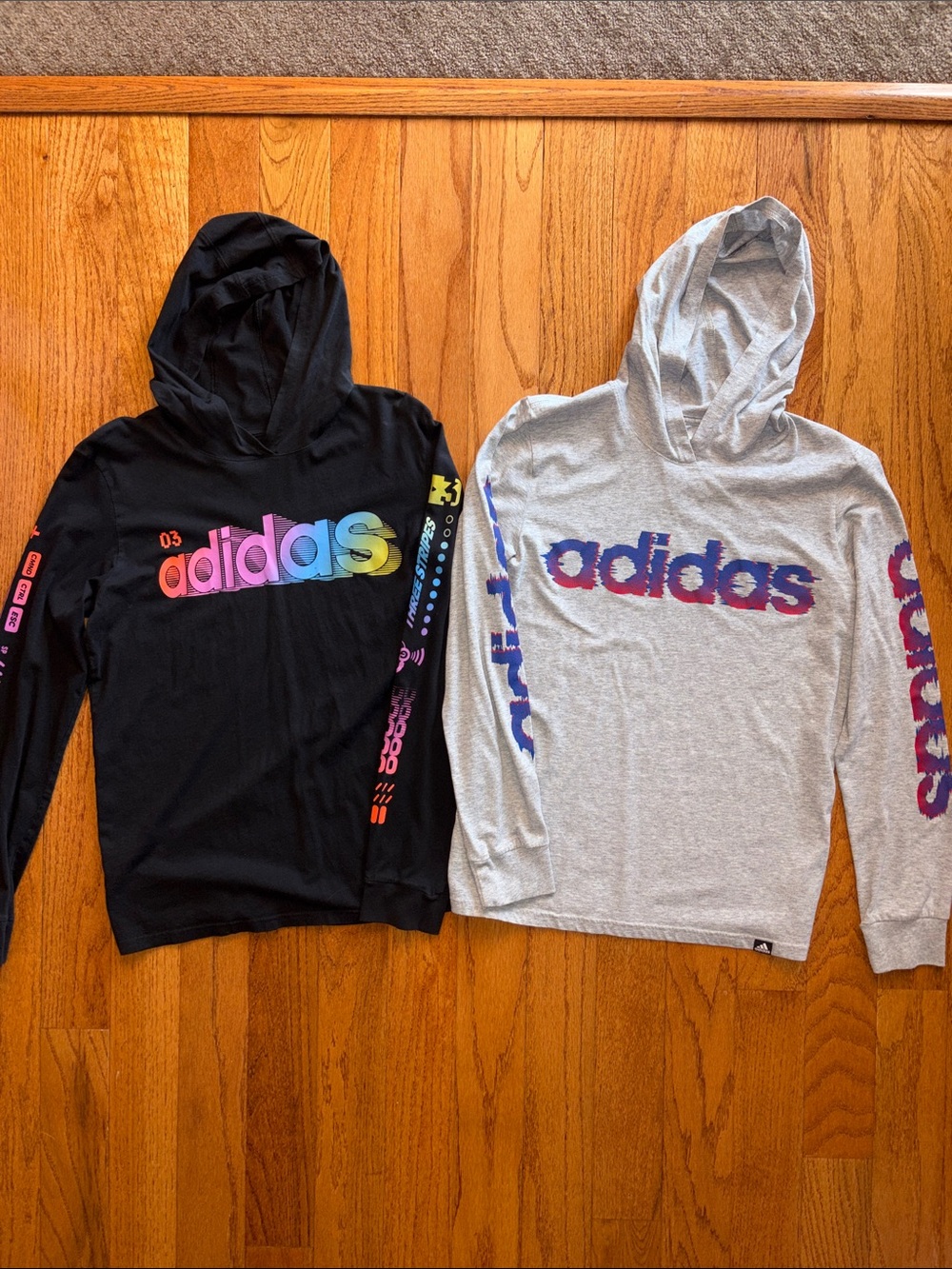 Kids Adidas hooded long sleeves